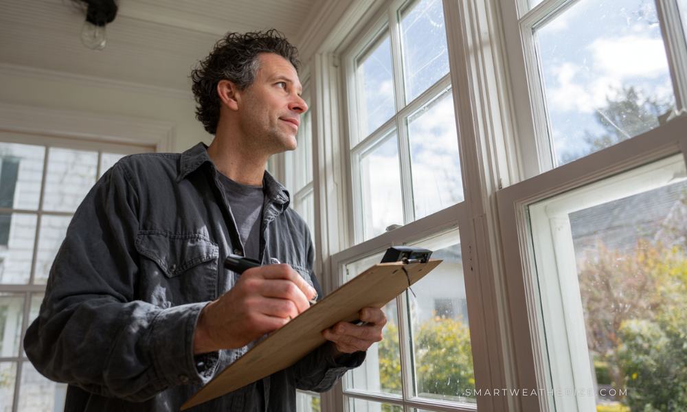 A consultant with the Massachusetts Window Replacement Program