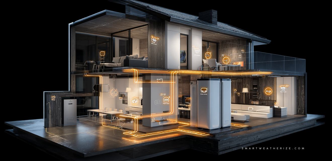 Different types of HVAC systems including central air, heat pumps, furnaces, and boilers