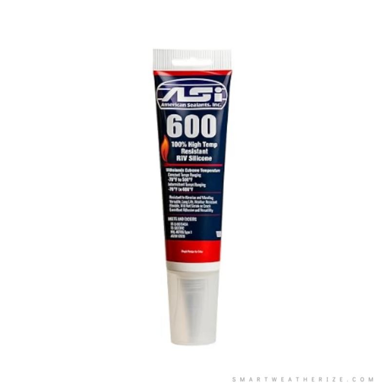 ASI 600 High-Temperature RTV Silicone Sealant (up to 600°F)