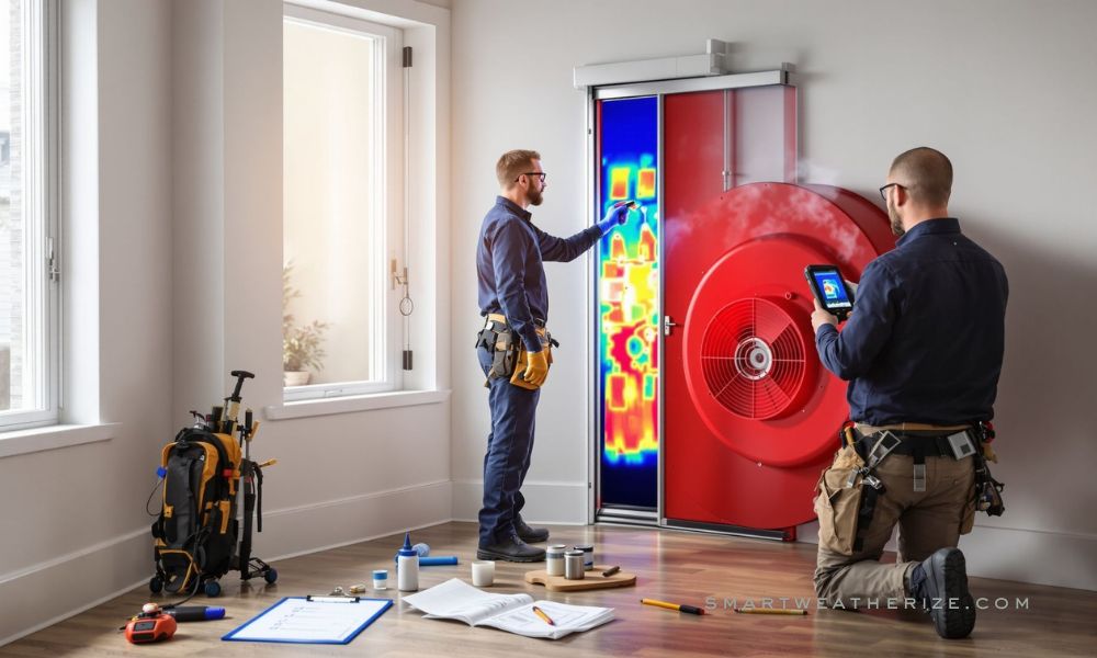 Home energy audit and planning process